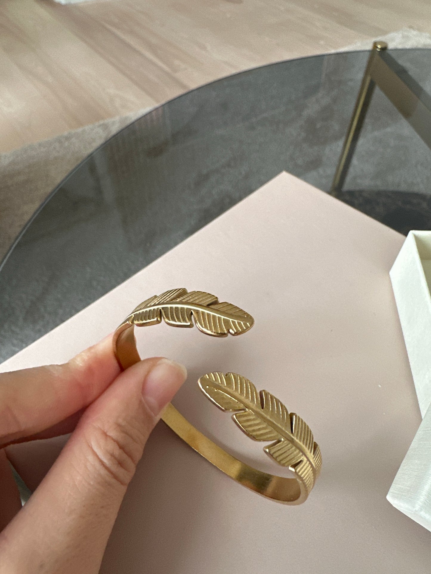 Elegant Blad -Armbånd