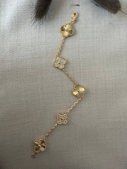 Lara - Armbånd ( guld m sten )