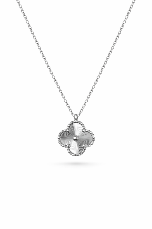 Clover silver halskæde