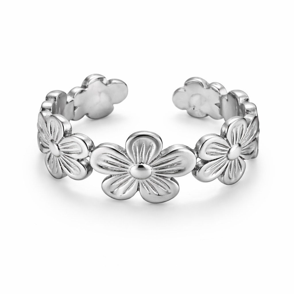 Bloom Elegance Ring – Sølv