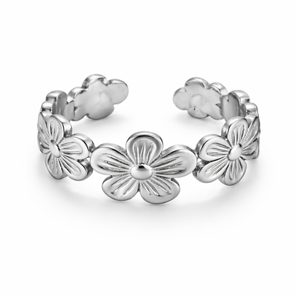 Bloom Elegance Ring – Sølv