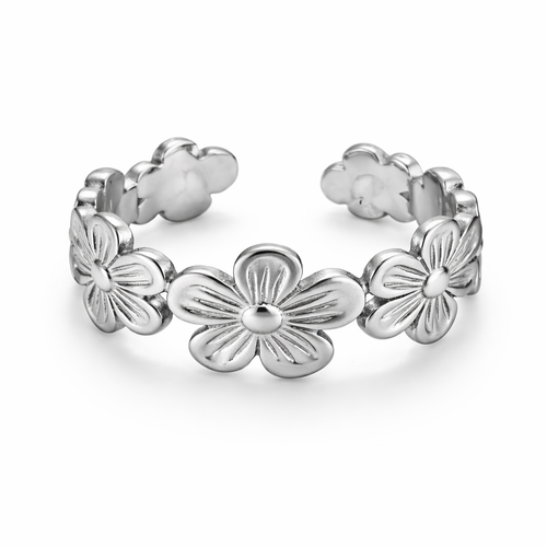 Bloom Elegance Ring – Sølv