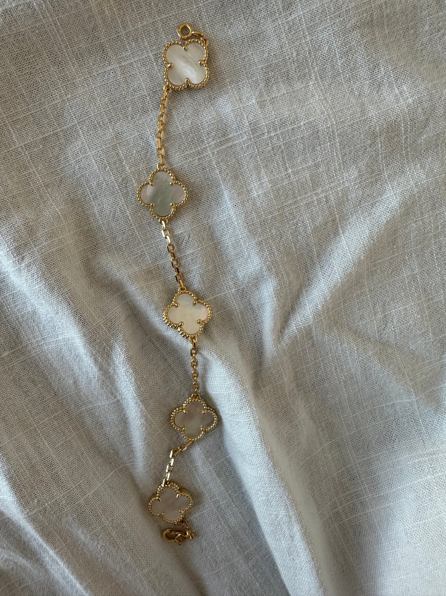 Clover snow white - Armbånd