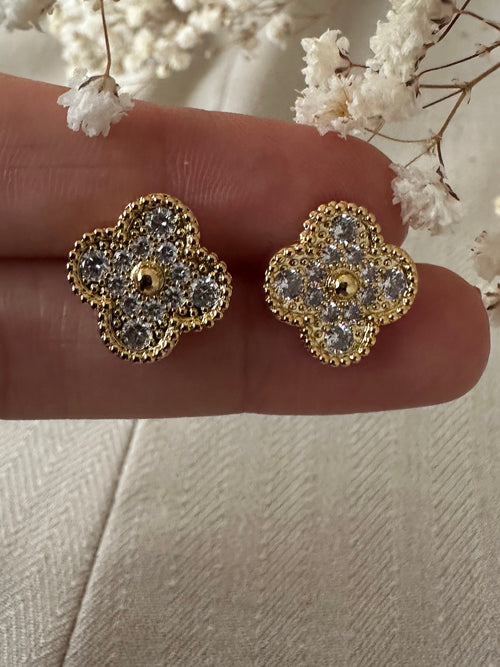 Crystal Clover - Øreringe