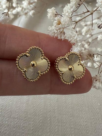 Golden Sun Clover- ørering