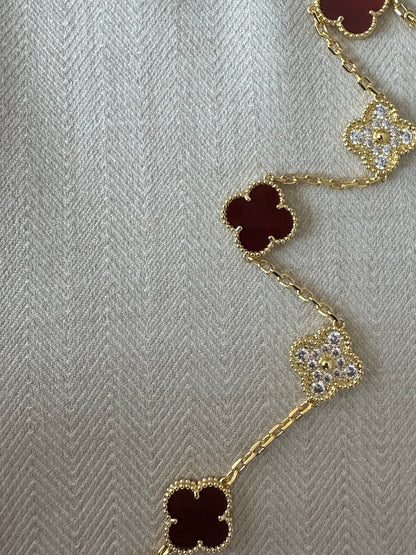 Bella Bloom - Armbånd ( elegant rød