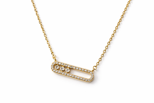 Gold Spark Bar -Halskæde