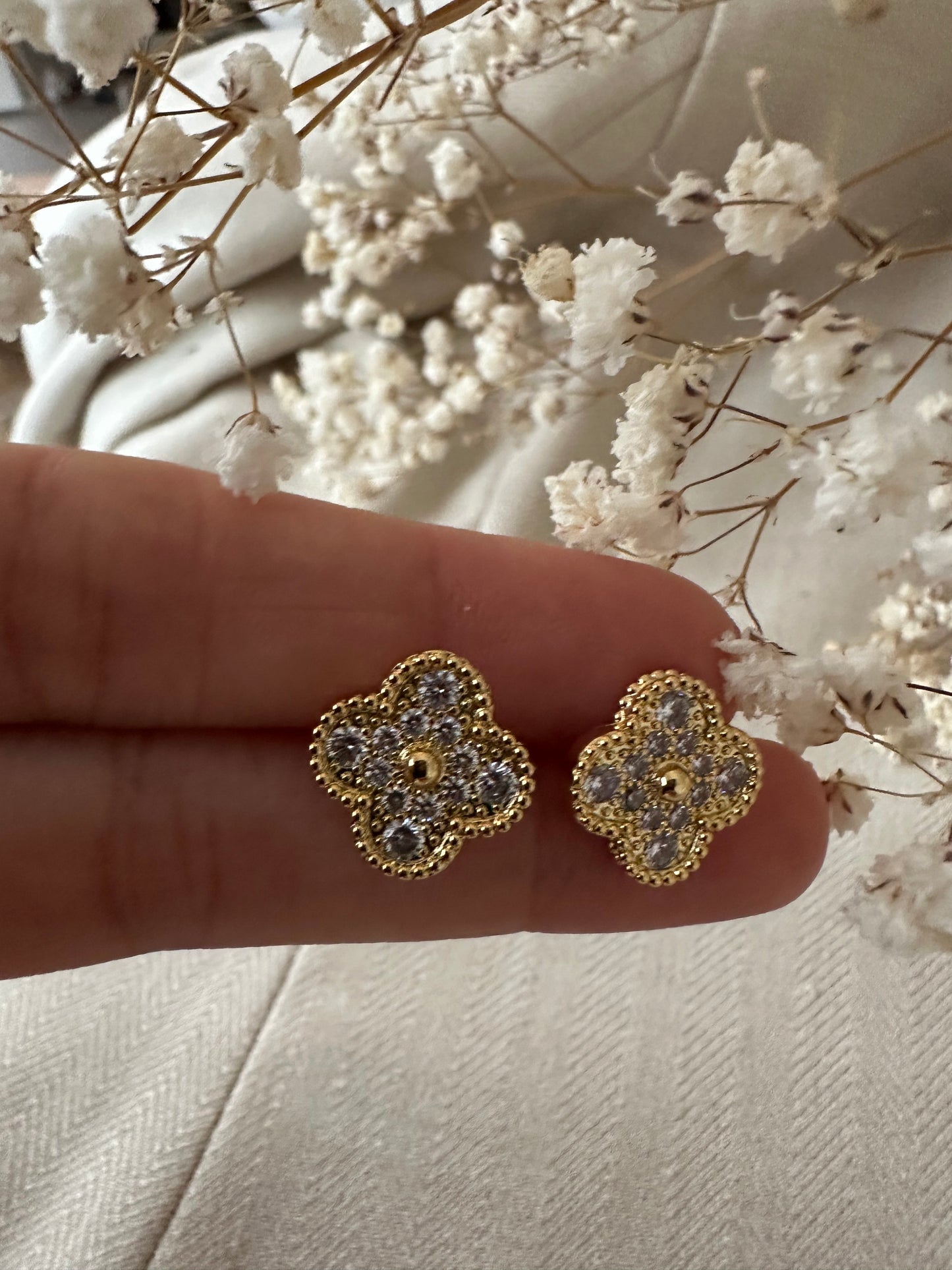 Crystal Clover - Øreringe