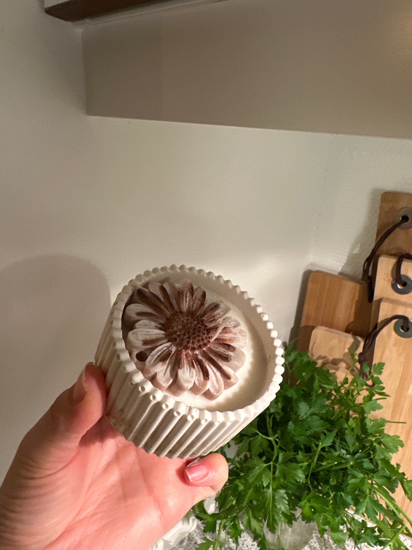 Daisy Bloom – Håndlavet Stearinlys