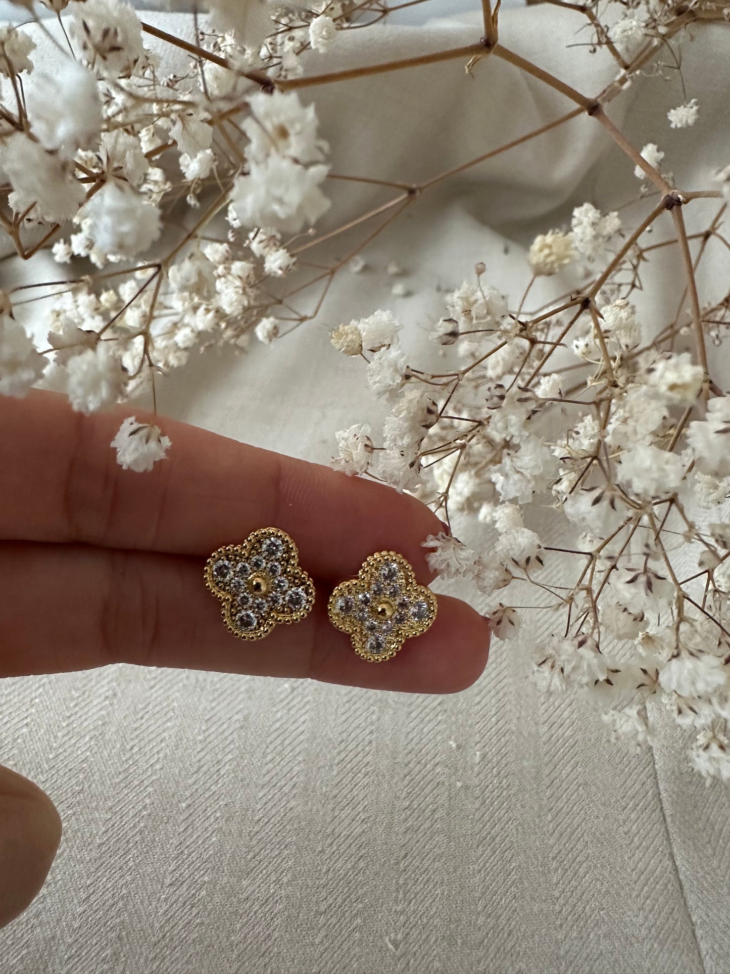 Crystal Clover - Øreringe