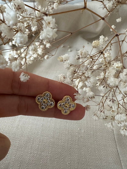 Crystal Clover - Øreringe