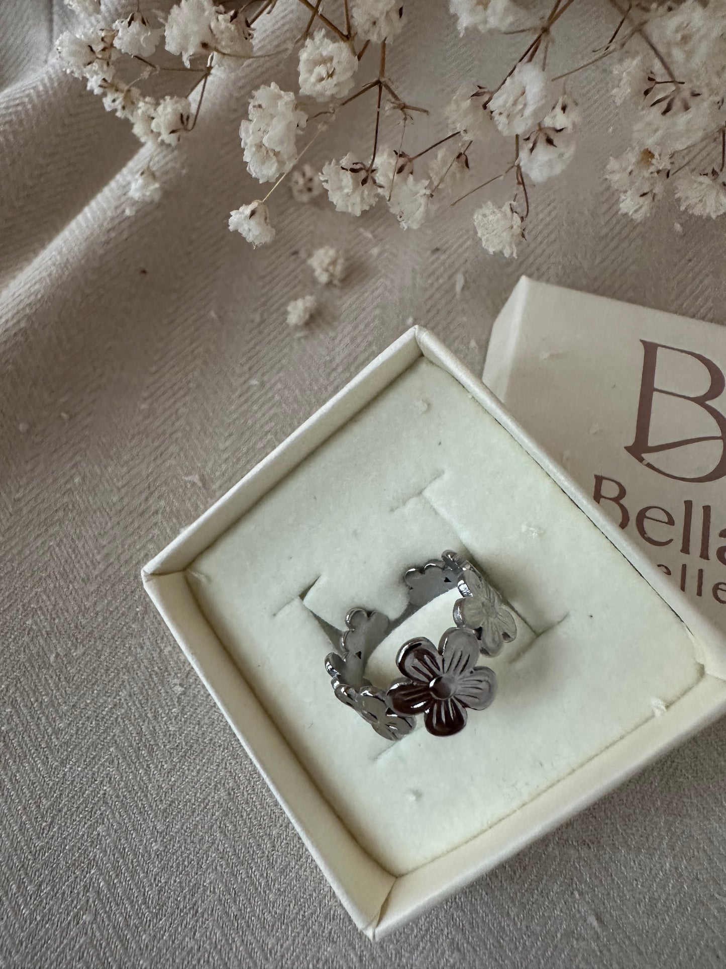 Bloom Elegance Ring – Sølv