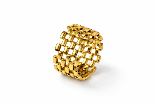 Gold Mesh -Ring