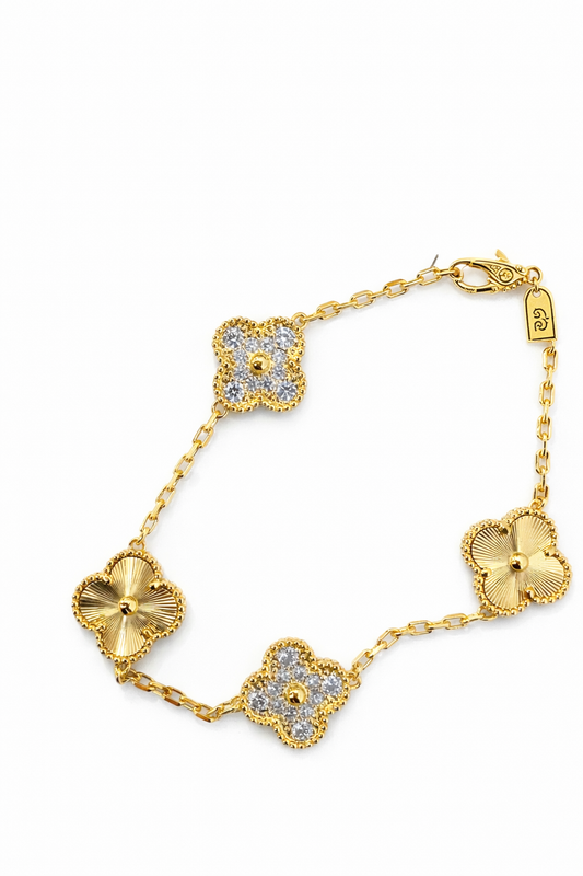 Lara - Armbånd ( guld m sten )