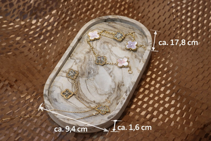 Ivory Marble Smykkeplade
