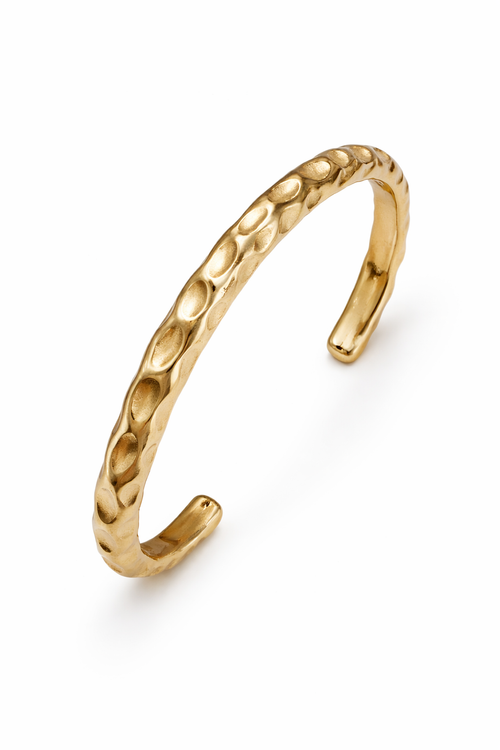 Golden Wave Cuff- Bangle